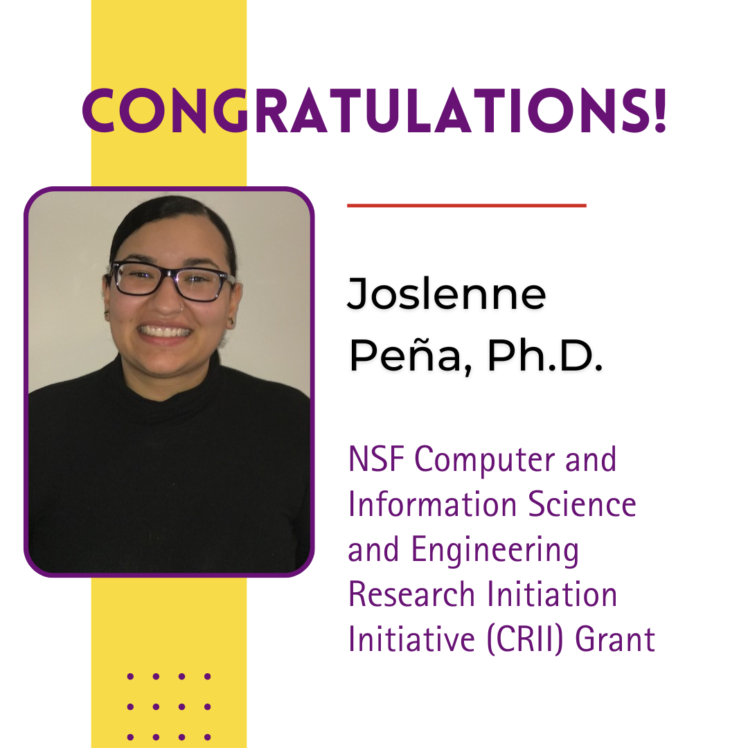 3c Congratulatory post for Joslenne Peña, Ph.D.