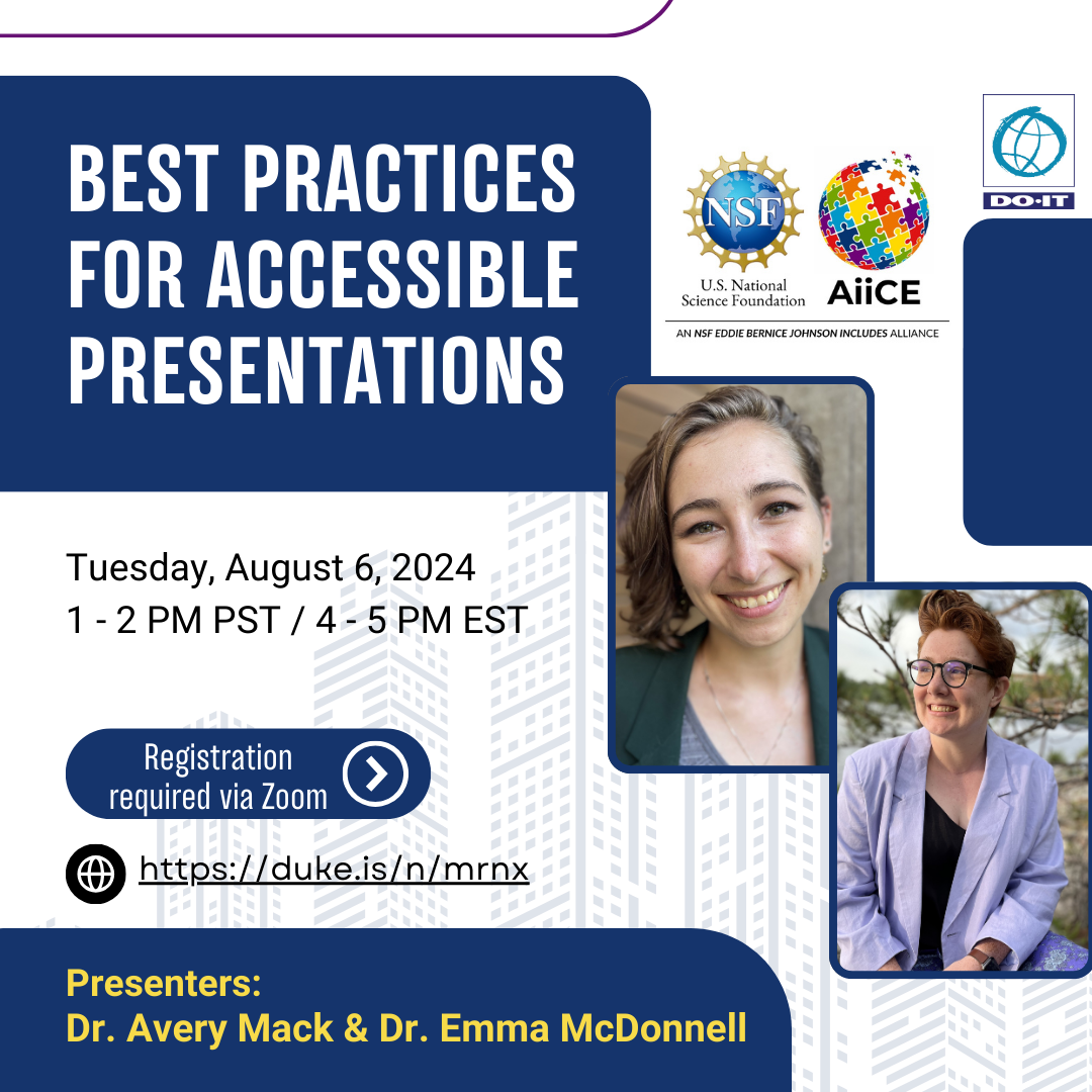 Best Practices for Accessible Presentations